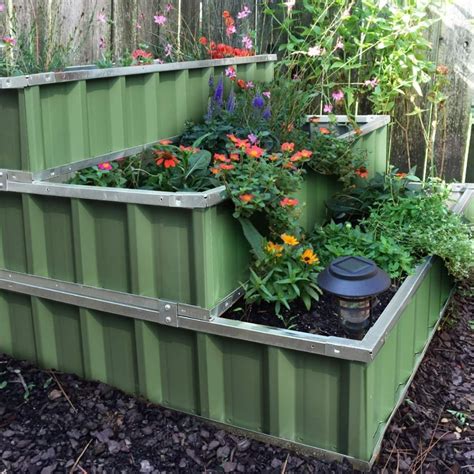 metal raised garden bed containers